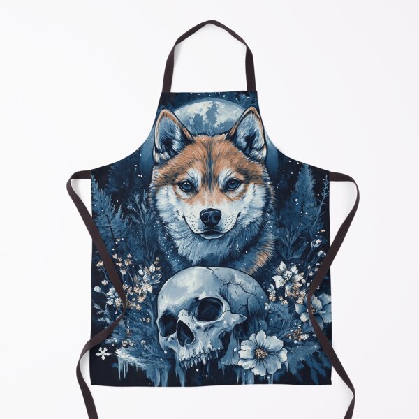 Item preview, Haunted Shiba Inu designed and sold by Nocturne Paws.
