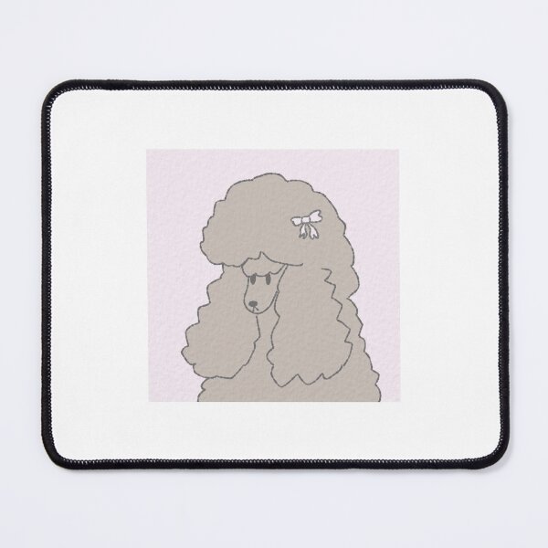 Item preview, Coquette Silver Beige Poodle Continental designed and sold by PippyPoodles.