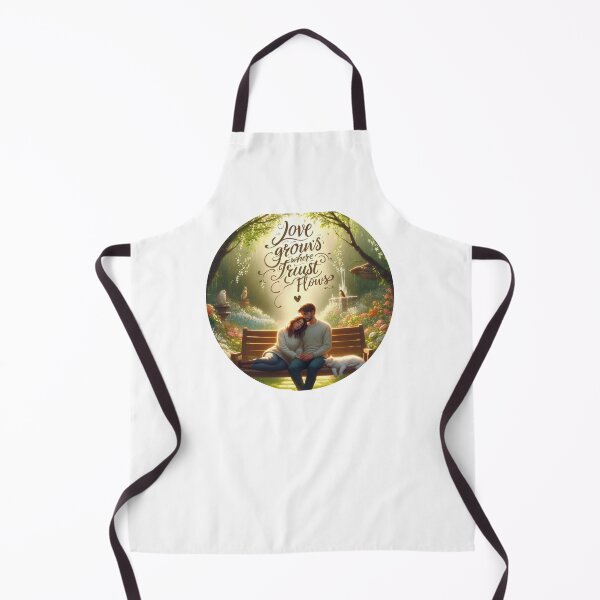 Item preview, Love Grows Where Trust Flows – Romantic Nature-Inspired Design designed and sold by bannzy.