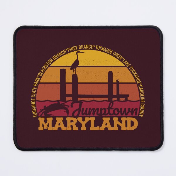Item preview, Jumptown Maryland Sunset Retro Local Pride Logo designed and sold by CRHPOD20.