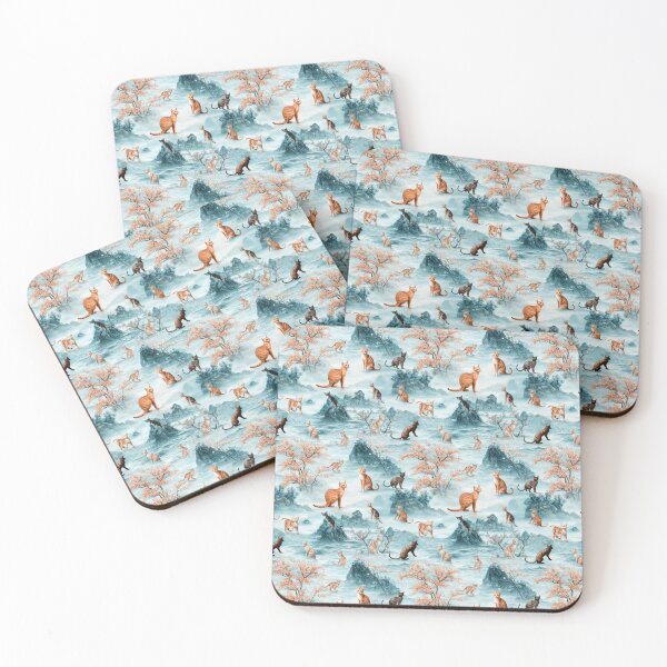 Item preview, Dreamlike Thai Street Cats Ukiyo-e Landscape designed and sold by IssaraStudio.