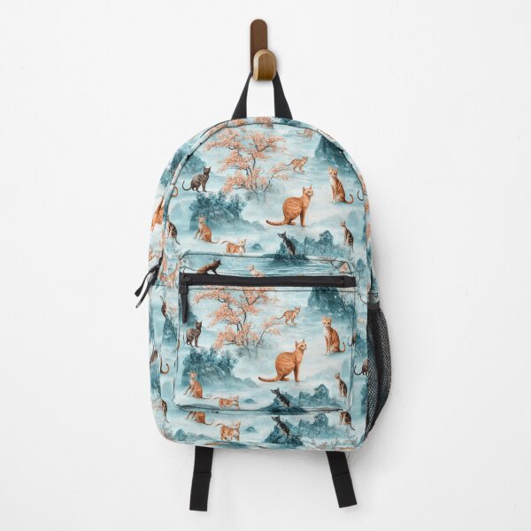 Item preview, Dreamlike Thai Street Cats Ukiyo-e Landscape designed and sold by IssaraStudio.