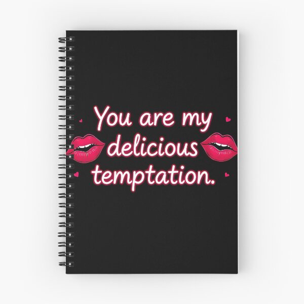 Item preview, You Are My Delicious Temptation: Pink Neon Font Design with Hearts and Lips designed and sold by FestivityFinds.