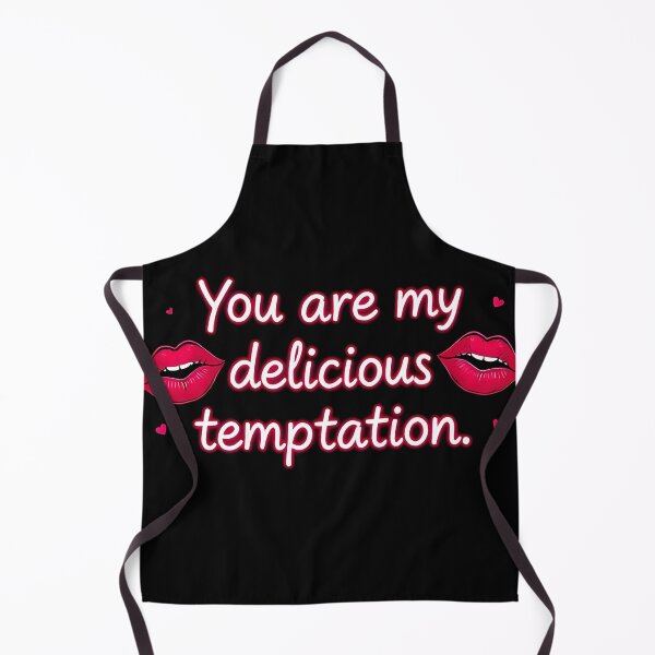 Item preview, You Are My Delicious Temptation: Pink Neon Font Design with Hearts and Lips designed and sold by FestivityFinds.