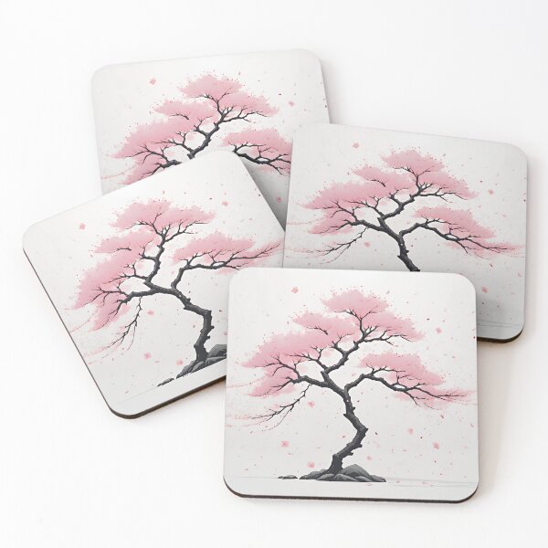 Item preview, Serene Sakura: Minimalist Cherry Blossom Tree designed and sold by NeoHues.