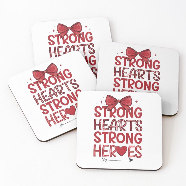 Item preview, Strong Hearts, Strong Heroes | Heart Awareness & Healthcare Hero Design designed and sold by catthemedic.