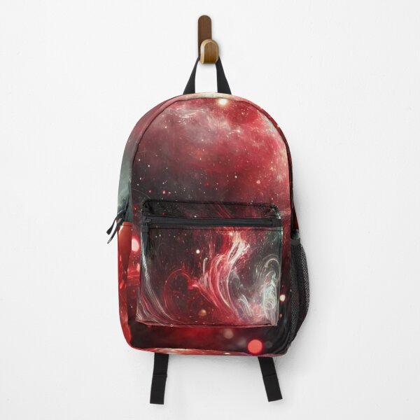 Item preview, Galactic Inferno | Cosmic Red & Black Nebula Art designed and sold by Bellassi.