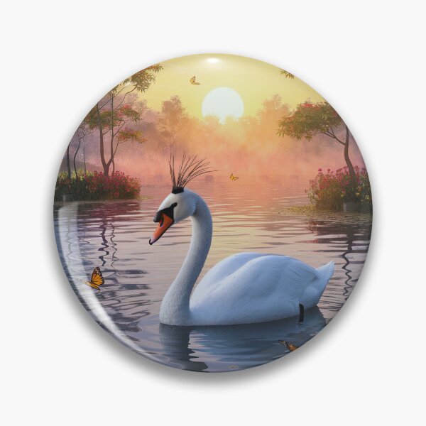 Item preview, A white swan designed and sold by Liotheart-2025.