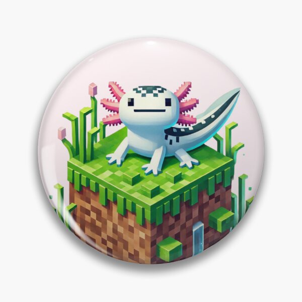 Item preview, Pixel Pastel Axolotl designed and sold by LyssasMindArt.
