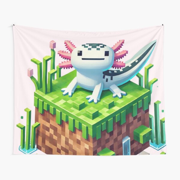 Item preview, Pixel Pastel Axolotl designed and sold by LyssasMindArt.