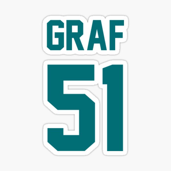 collin graf jersey number Sticker