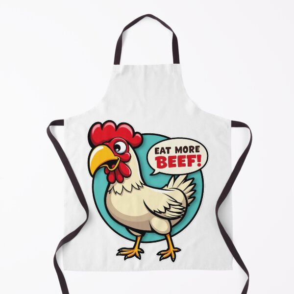 Item preview, Contrarian Chicken: "Eat More Beef" designed and sold by duke818.