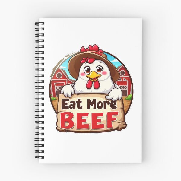 Item preview, Contrarian Chicken: "Eat More Beef" designed and sold by duke818.