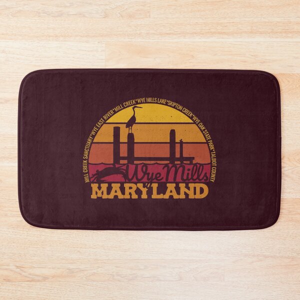 Item preview, Wye Mills Maryland Sunset Retro Local Pride Logo designed and sold by CRHPOD20.
