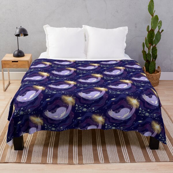 Item preview, Purple whale plush design designed and sold by Keeping Art Heavenly.