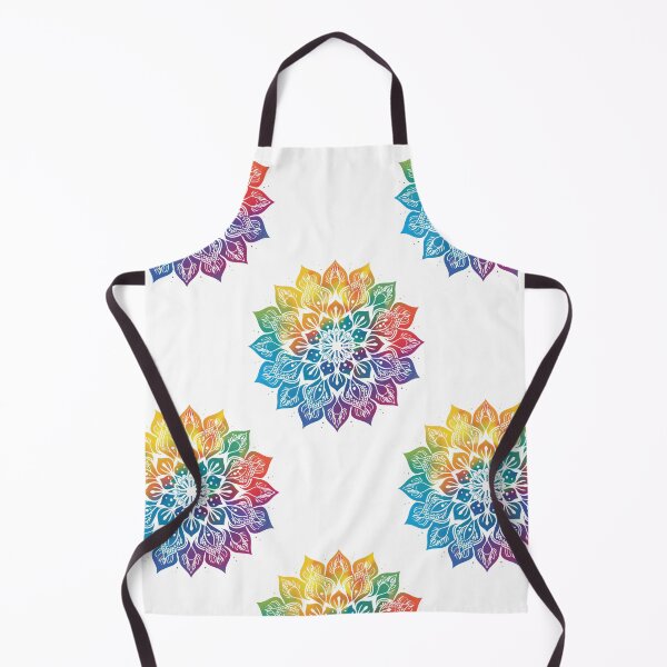 Item preview, Pattern : Vibrant Rainbow Mandala , Seamless Boho  designed and sold by Eksama Design.