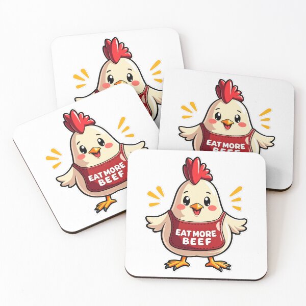Item preview, Contrarian Chicken: "Eat More Beef" designed and sold by duke818.