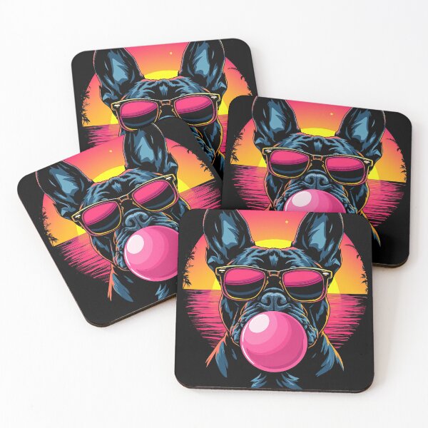 Item preview, Retro French Bulldog Bubble Gum Cool Dog Lover designed and sold by SpookshowDesign.