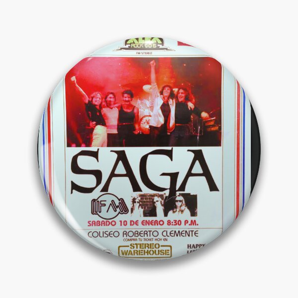 Item preview, Saga & FM live in San Juan P.R. 1981 designed and sold by empanadilla.