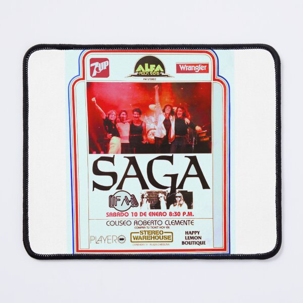 Item preview, Saga & FM live in San Juan P.R. 1981 designed and sold by empanadilla.