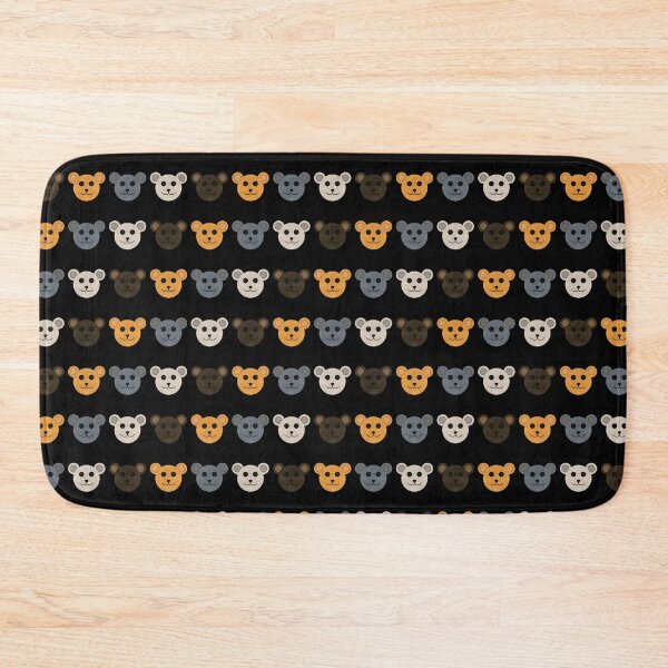 Item preview, Teddy Bears (Black Seamless Pattern) designed and sold by IKDG.