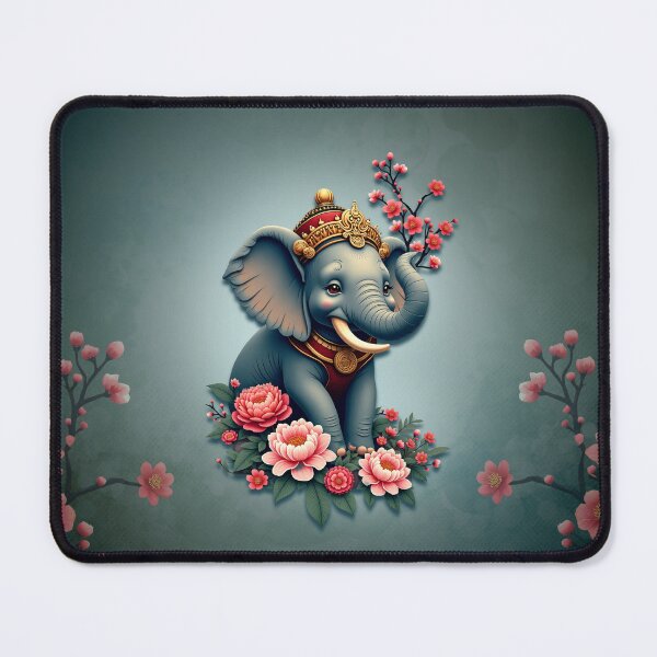 Item preview, Elephant in a sea of ​​flowers. designed and sold by nicky2342.