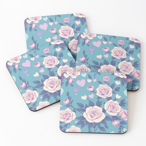 Item preview, Beautiful Rose and Heart Pattern Design: A Romantic Touch for Any Space designed and sold by FestivityFinds.
