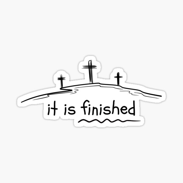 Artikel-Vorschau von Es ist vollbracht Johannes 19:30, designt und verkauft von FaithLooksGood.