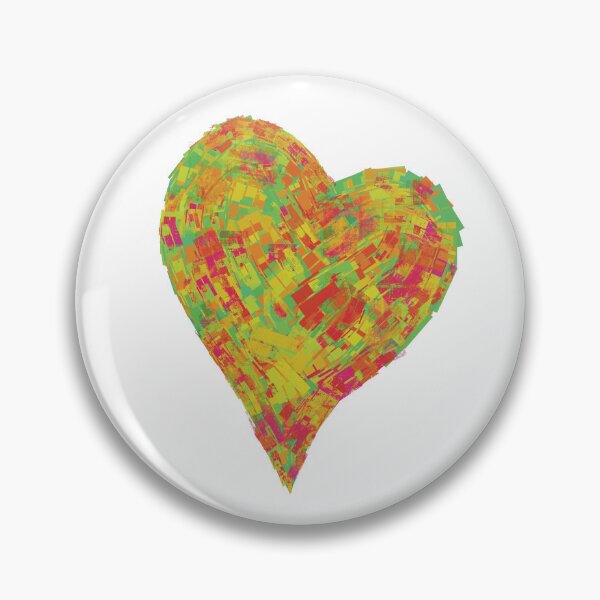 Item preview, Multicolored Heart designed and sold by inkyhabit.