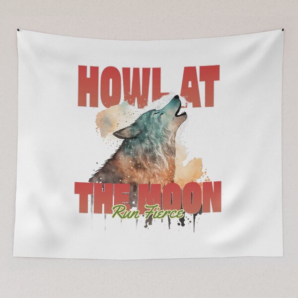 Item preview, Run Fierce Wolf Spirit Animal  designed and sold by Bliss Find And Design.
