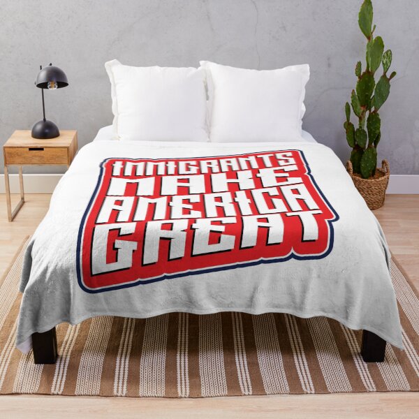 Item preview, Immigrants Make America Great - USA designed and sold by Whimsical Thinker.