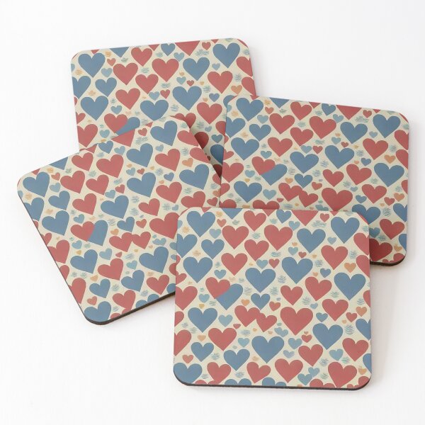 Item preview, Vibrant Multi-Color Heart Pattern Design: A Celebration of Love and Joy designed and sold by FestivityFinds.
