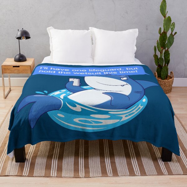 Item preview, Shark ordering dinner - one order of lifeguard please! designed and sold by messy-nessie.