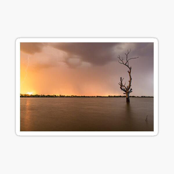 Item preview, Green Lake Sunset near Horsham, Australia designed and sold by Lynton Brown.