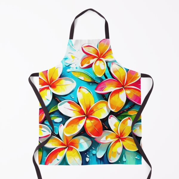 Item preview, Tropical Hawaiian Frangipani Flower Abstract Floral designed and sold by AussieMuma.