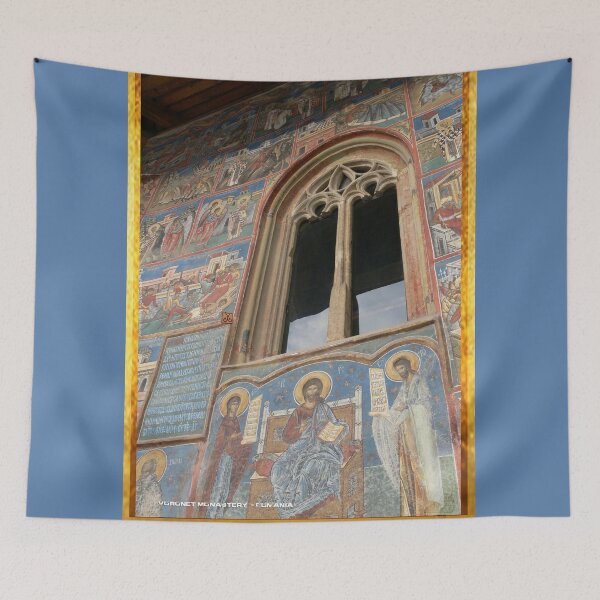 Item preview, Voronet Monastery Romania - Jesus On Throne (Photography by ACCI) designed and sold by VanyssaGraphics.