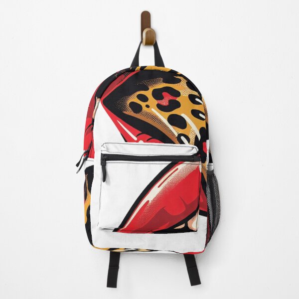 Item preview, Red Lip Leopard Tongue designed and sold by GraphiQTees.