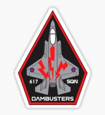 F-35 Lightning II No. 617 SQN - Dambusters (RAF) - Clean Style Sticker