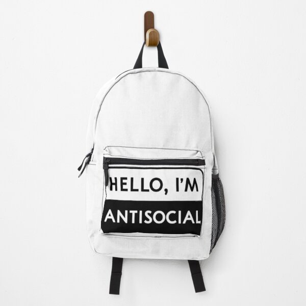 Item preview, Hello I'm Antisocial Humor Graphic Sticker designed and sold by socialarmour.