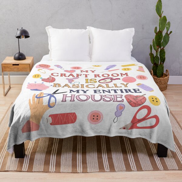 Item preview, My Craft Room is Basically My Entire House - Crafter Lovers Quote designed and sold by Wiss2Arts.