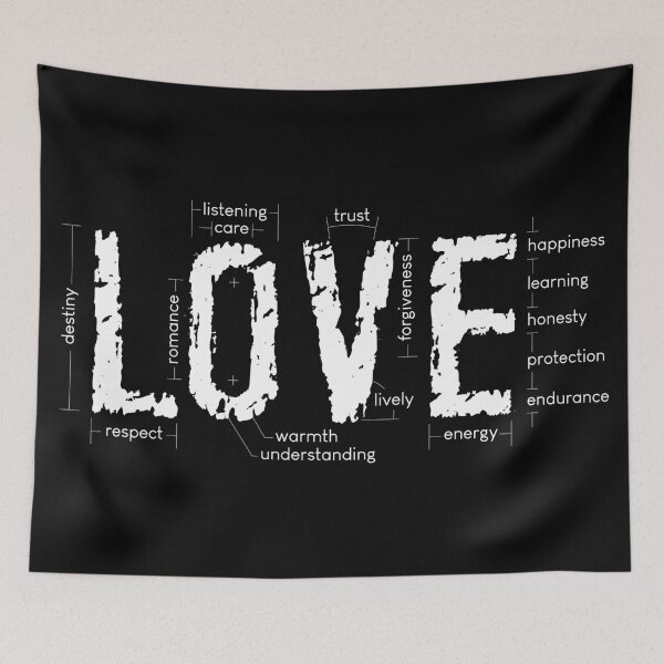 Item preview, describe meaning and feeling of love in dimension designed and sold by storieslanguage.