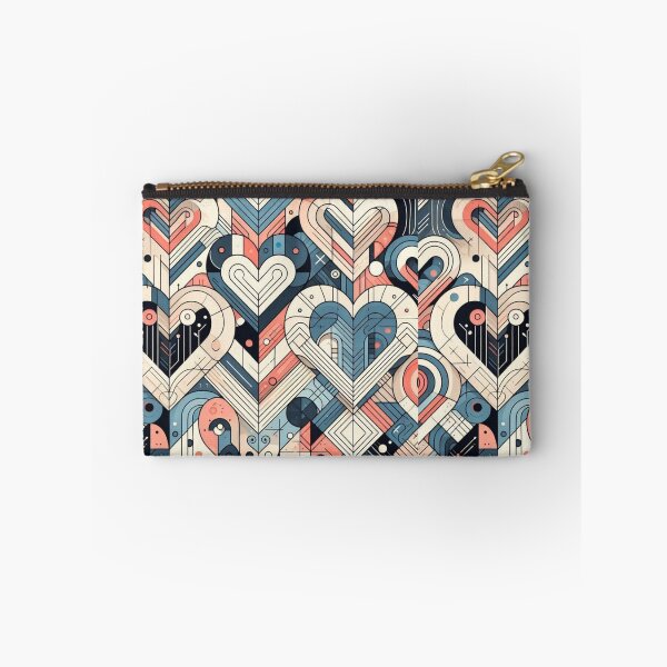 Item preview, Retro Zigzag Heart Pattern designed and sold by Kalpa.
