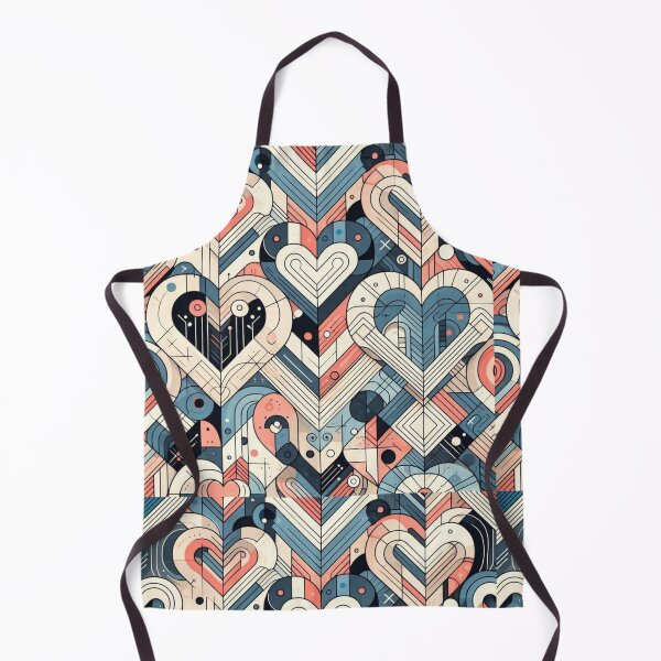 Item preview, Retro Zigzag Heart Pattern designed and sold by Beloved 16.
