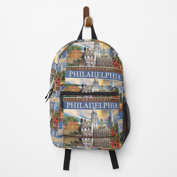 Item preview, Philadelphia PA Landmarks Postcard designed and sold by ChattyKathieGifts.