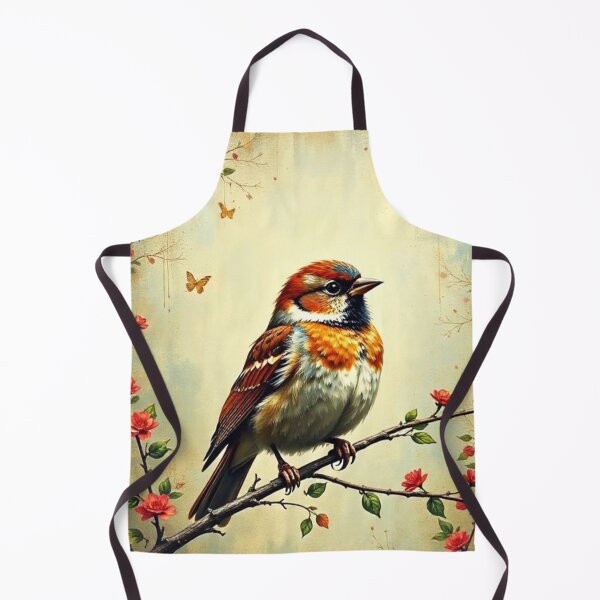 Item preview, colorful pop art style sparrow designed and sold by Dogandesighn.