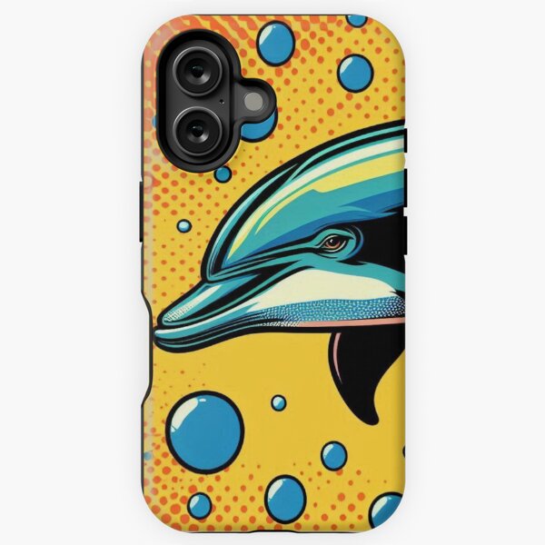 Artikel-Vorschau von Delfin im Pop-Art-Stil, designt und verkauft von Dogandesighn.