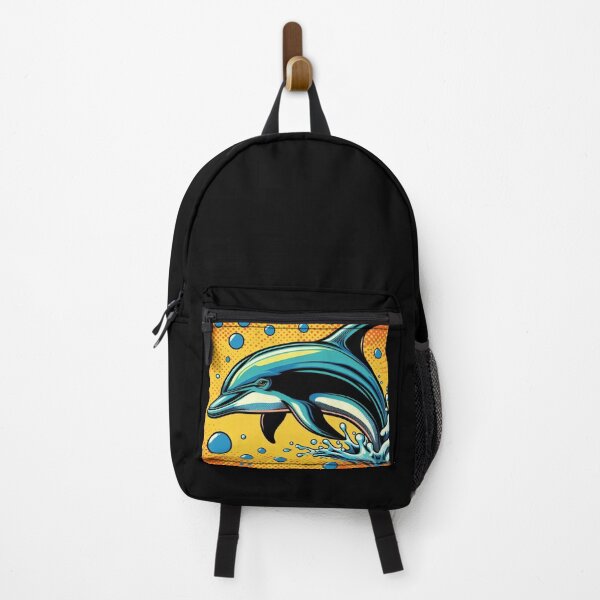 Item preview, pop art style dolphin designed and sold by Dogandesighn.