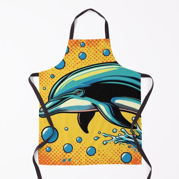 Item preview, pop art style dolphin designed and sold by Dogandesighn.