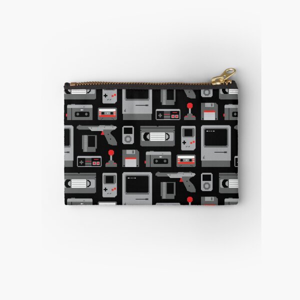 Item preview, 8 Bit Pixel Gadgets | Retro VHS Cassette | Vintage Gaming Pattern designed and sold by Gamma-Ray.
