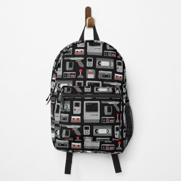 Item preview, 8 Bit Pixel Gadgets | Retro VHS Cassette | Vintage Gaming Pattern designed and sold by Gamma-Ray.